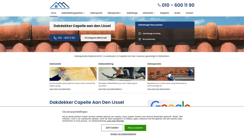 Website van Allfree B.V