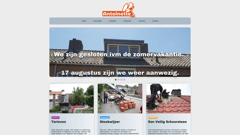 Website van Antoinette Oost B.V.