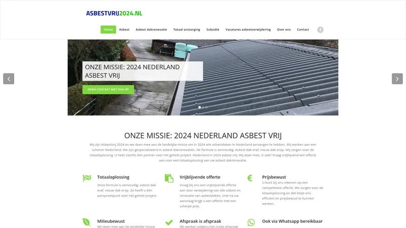 Website van Asbestvrij2024