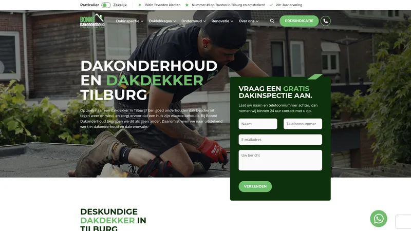 Website van Bonne dakonderhoud