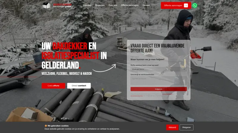 Website van Bosvelt & Haisch Dak & Isolatietechniek