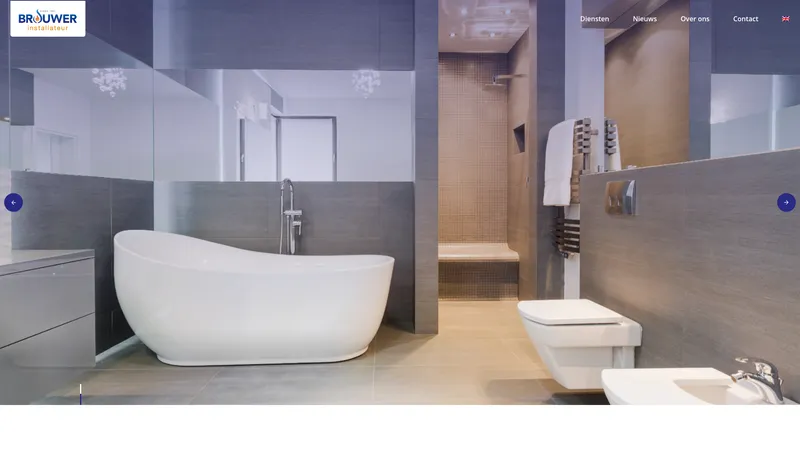 Website van Brouwerinstallateur