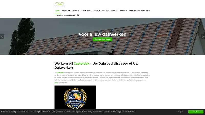 Website van Casteldak