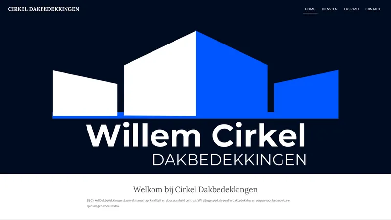 Website van Cirkel Dakbedekkingen