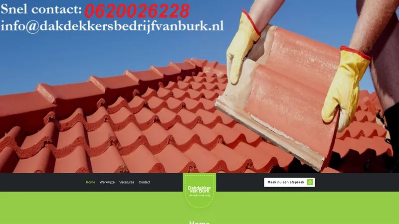 Website van Dak Breda