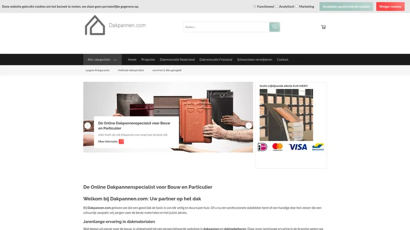 Website van Dakpannen.com