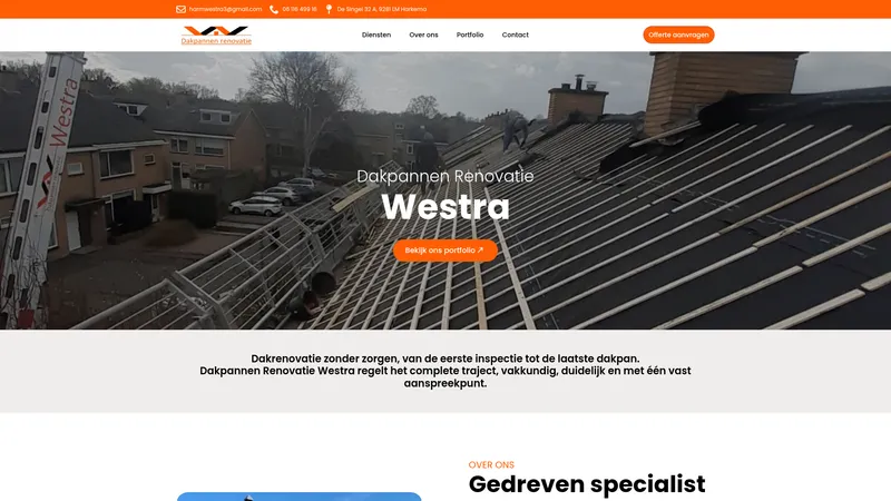 Website van Dakpannenrenovatiewestra