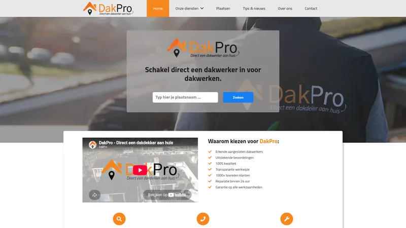 Website van DakPro