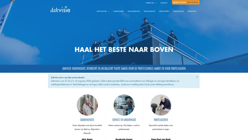 Website van Dakvisie