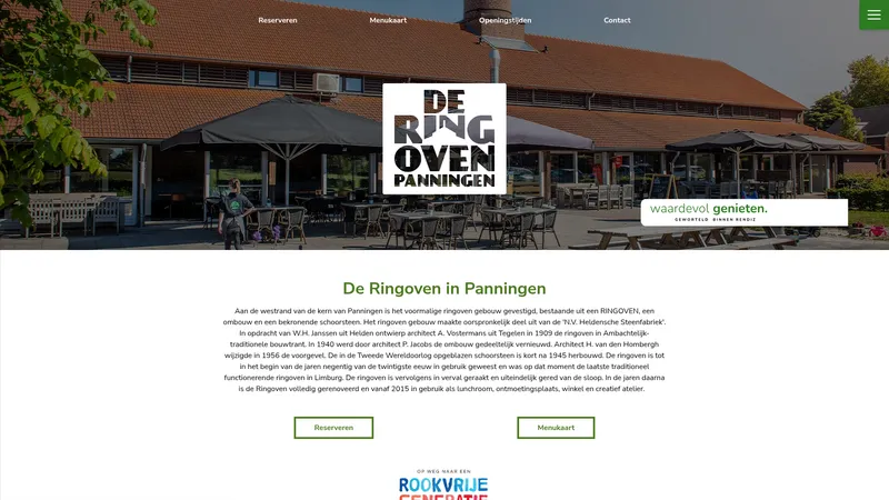 Website van De Ringoven