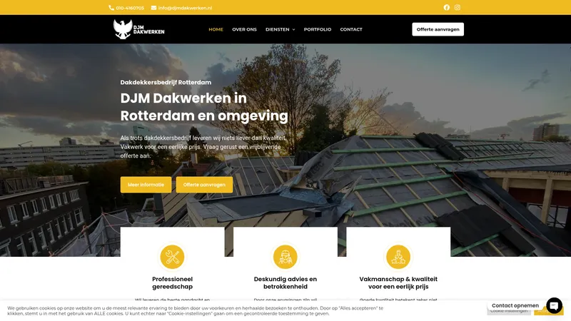 Website van Djmdakwerken