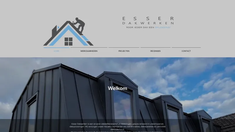 Website van esser-dakwerken