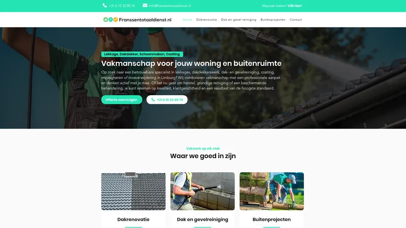 Website van Franssentotaaldienst.nl