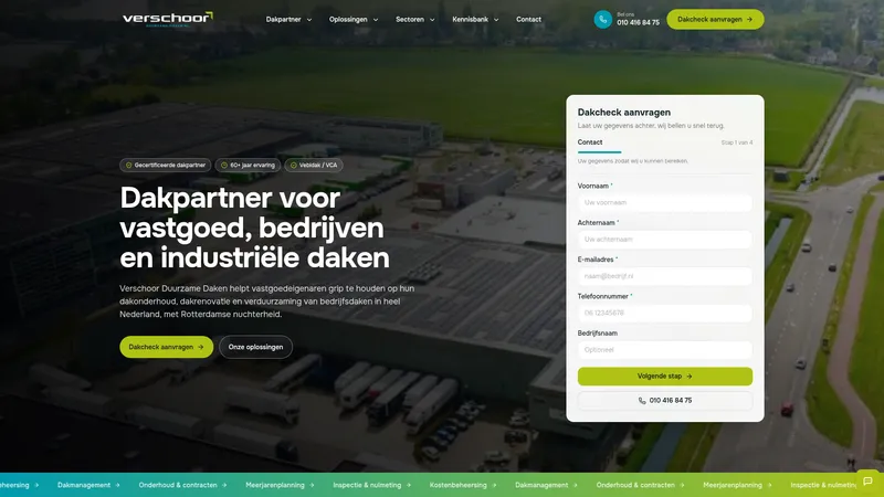 Website van Future proof roofing