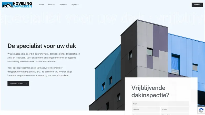 Website van Hoveling Dakwerken