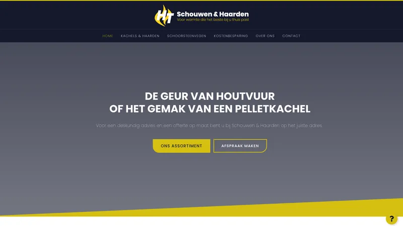 Website van HT Schouwen & Haarden
