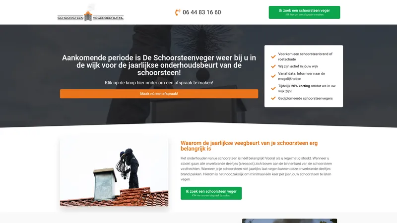 Website van Hygienic Plus Services
