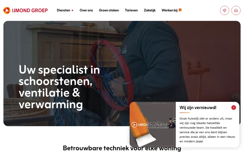 Website van IJmond Content B.V.