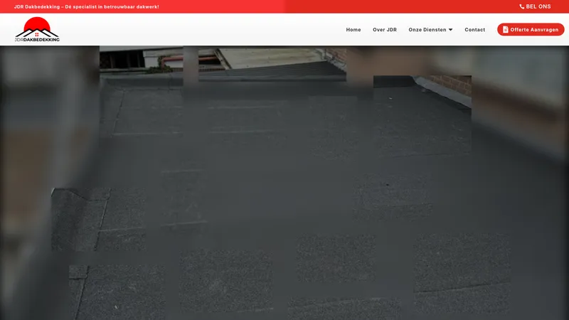 Website van JDR Dakbedekking