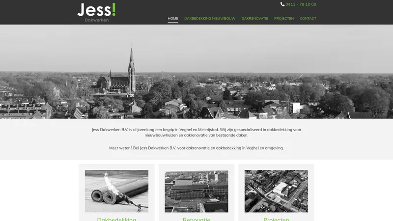 Website van Jess Dakwerken