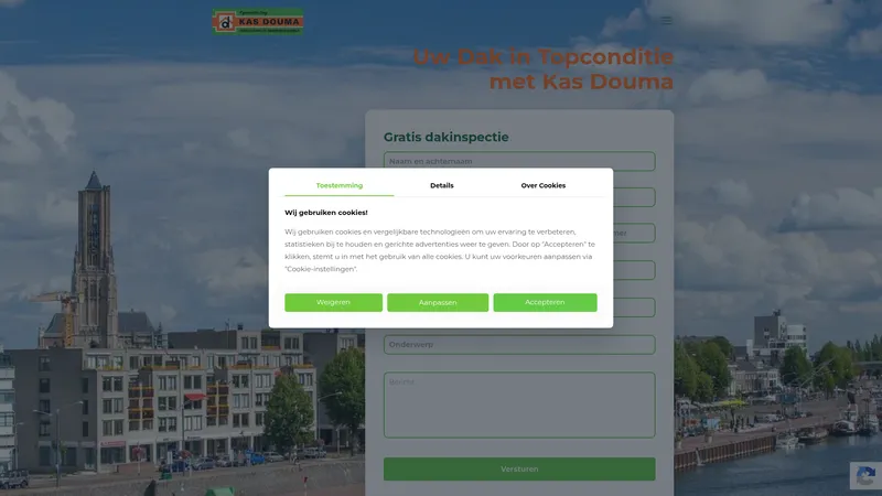 Website van Kas Douma Douma Dakdekkers