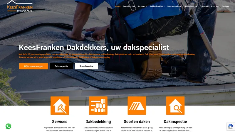 Website van KeesFranken Dakdekkers
