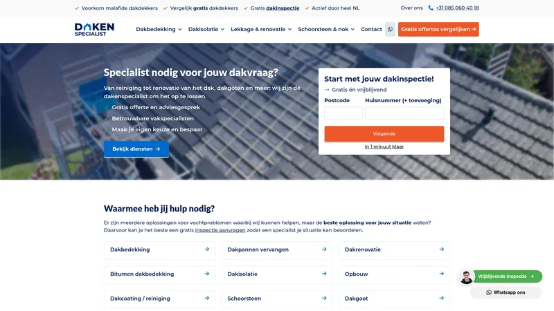 Website van Kozijnen Expert