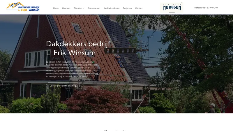 Website van L. Frik Winsum