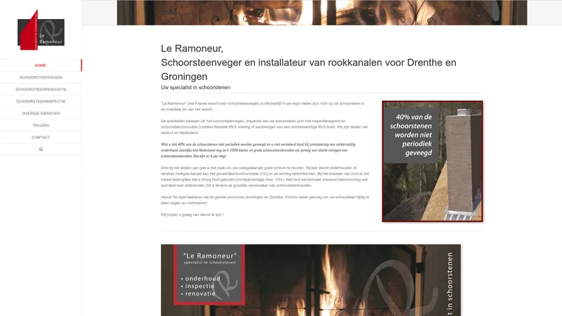 Website van Le Ramoneur