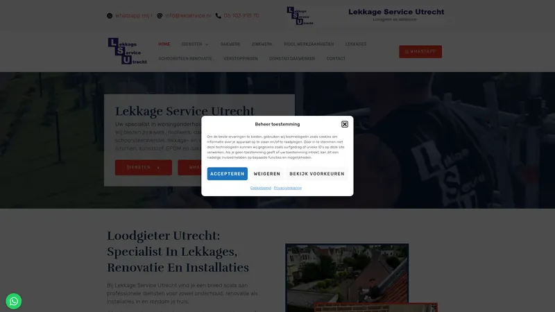 Website van LekService