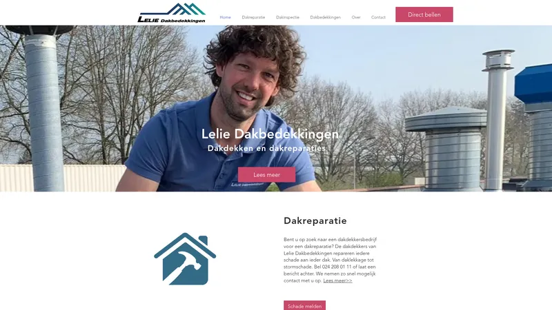 Website van Lelie Dakbedekkingen