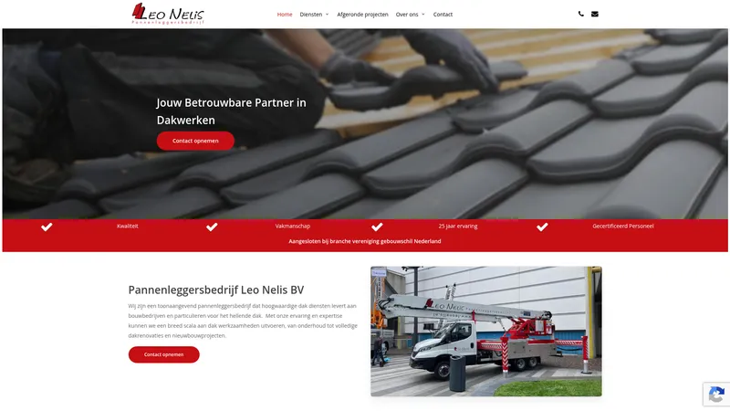 Website van Leo Nelis