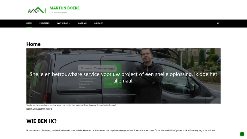 Website van Martijn Boere