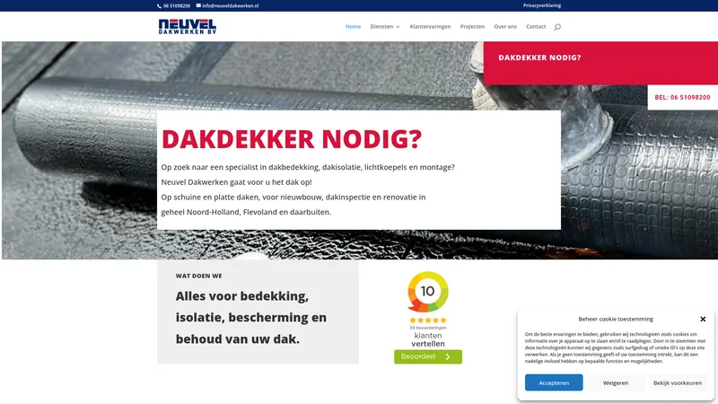Website van Neuvel dakwerken
