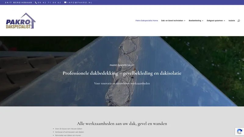 Website van Pakro