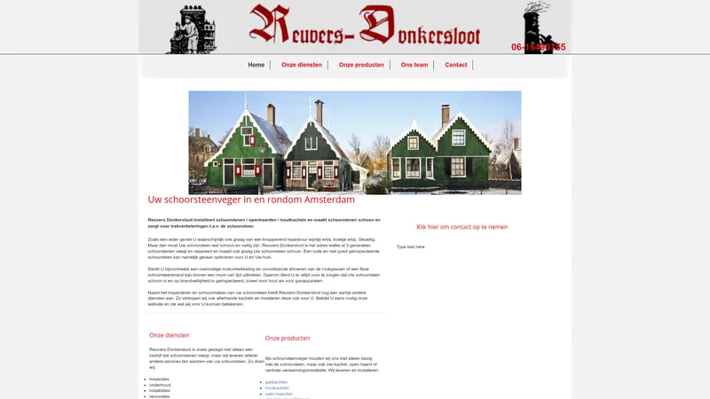 Website van Reuvers Donkersloot