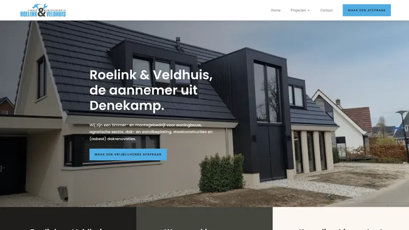 Website van Roelink en Veldhuis