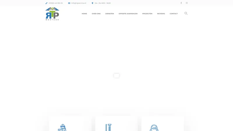 Website van RTP Service