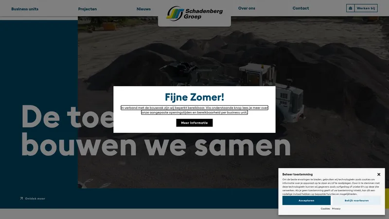 Website van Schadenberg Dakwerken