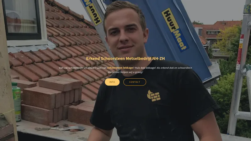 Website van Schoorsteen Metselbedrijf