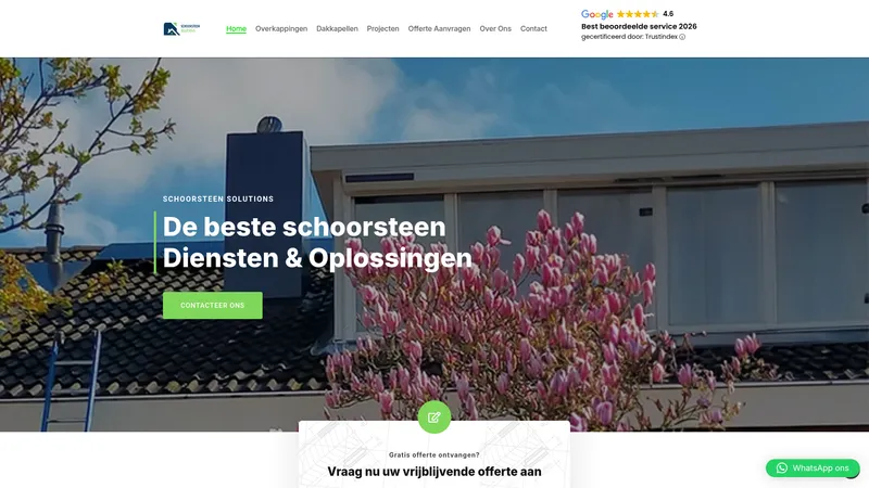 Website van Schoorsteen Solutions