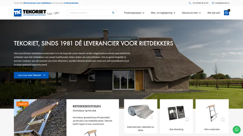 Website van Tekoriet