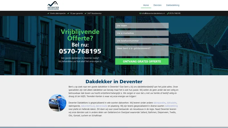 Website van Topdakdekkerapeldoorn