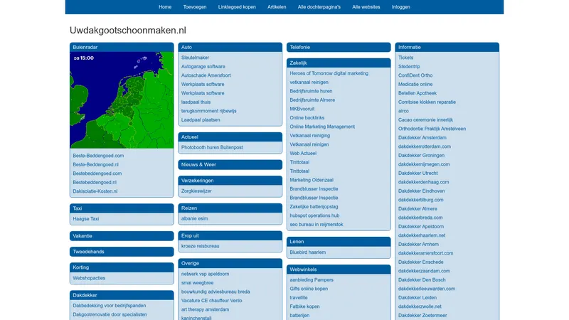 Website van uwdakgootschoonmaken
