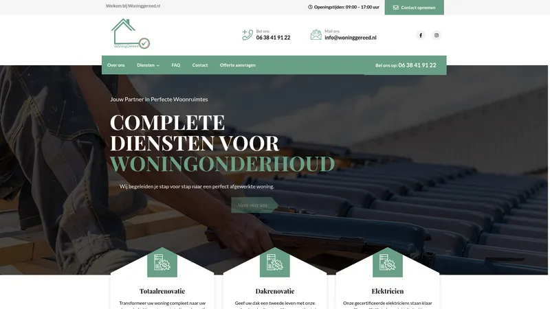 Website van woninggereed